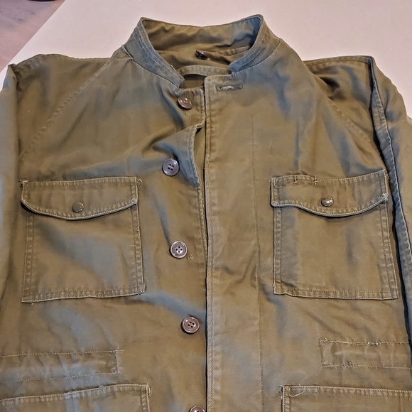 Jacket, Olive Green, Military Issue 1960s - 1970s - Picture 3 of 6